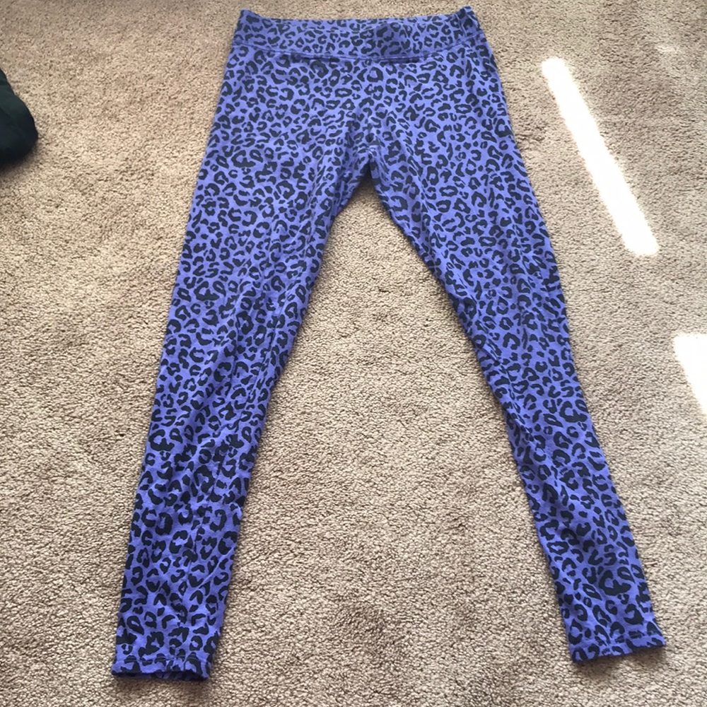 Purple VS cheetah leggings